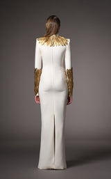 2 of 2 Jean Louis Sabaji 6001018 Cream/Gold
