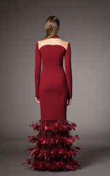 2 of 2 Jean Louis Sabaji 6001021 Burgundy