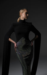 2 of 3 Jean Louis Sabaji 6001123 Black/AB Crystal