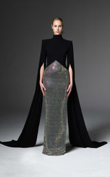 1 of 3 Jean Louis Sabaji 6001123 Black/AB Crystal