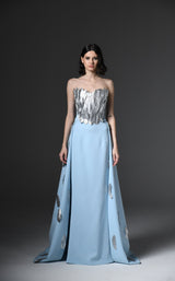 1 of 2 Jean Louis Sabaji 6001139 Light Blue/Silver