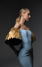 4 of 5 Jean Louis Sabaji 6001140 Light Blue/Gold