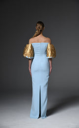 5 of 5 Jean Louis Sabaji 6001140 Light Blue/Gold