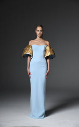 1 of 5 Jean Louis Sabaji 6001140 Light Blue/Gold