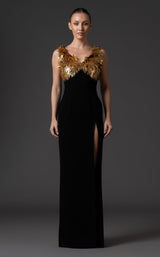 1 of 5 Jean Louis Sabaji 6001715 Black/Gold