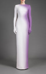 1 of 2 Jean Louis Sabaji 60072 White/Purple Ombre