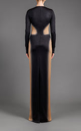 2 of 2 Jean Louis Sabaji 600720 Black/Nude Ombre