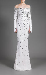 1 of 2 Jean Louis Sabaji 600738 White