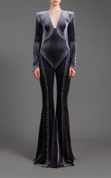 1 of 2 Jean Louis Sabaji 600746 Jumpsuit Silver