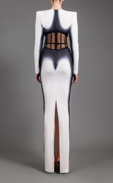2 of 2 Jean Louis Sabaji 60075 White/Black Ombre