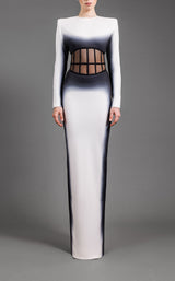 1 of 2 Jean Louis Sabaji 60075 White/Black Ombre