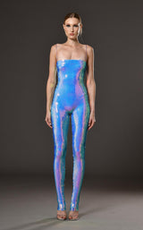 3 of 3 Jean Louis Sabaji 600815 Jumpsuit Holographic