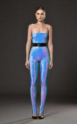 1 of 3 Jean Louis Sabaji 600815 Jumpsuit Holographic