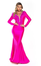 1 of 2 Jessica Angel 866 Fuchsia