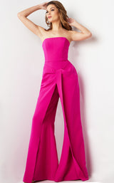 1 of 3 Jovani 03828 Fuchsia
