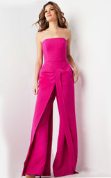 2 of 3 Jovani 03828 Fuchsia