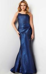 2 of 4 Jovani 06867 Cobalt
