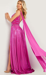 4 of 5 Jovani 07249 Hot Pink
