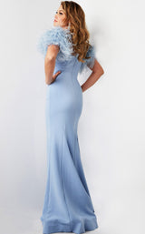 4 of 4 Jovani 07432 Light Blue