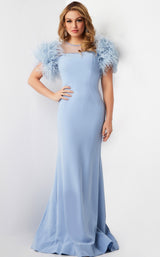 2 of 4 Jovani 07432 Light Blue