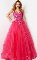 2 of 10 Jovani 07946 Fuchsia