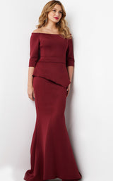 2 of 5 Jovani 08201 Wine