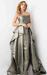 3 of 4 Jovani 09481 Taupe