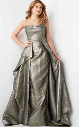 2 of 4 Jovani 09481 Taupe