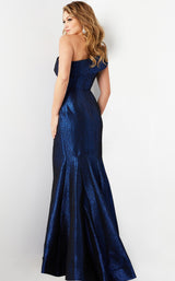 3 of 3 Jovani 09752 Cobalt
