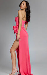 5 of 6 Jovani 22357 Hot-Pink