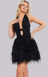 2 of 5 Jovani 22387 Black