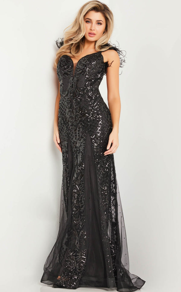 Jovani 22507 Black/Black