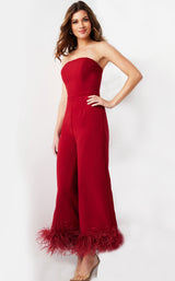 1 of 3 Jovani 22590 Cranberry