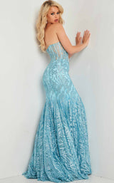 8 of 8 Jovani 22601 Turquoise