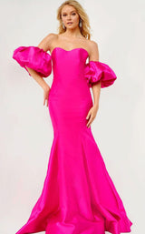1 of 4 Jovani 22830 Fuchsia