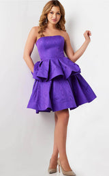 6 of 8 Jovani 22920 Purple