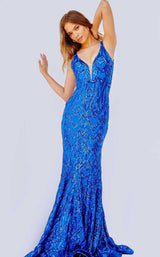 6 of 7 Jovani 23027 Royal