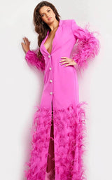2 of 4 Jovani 23075 Hot-Pink