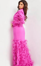 4 of 4 Jovani 23075 Hot-Pink
