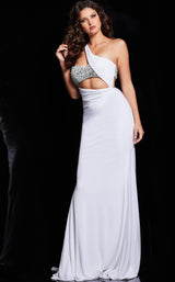 1 of 4 Jovani 23130 Off White