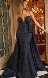 5 of 5 Jovani 23361 Navy
