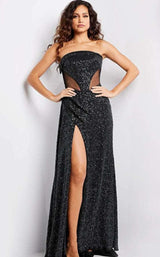 1 of 2 Jovani 23388 Black
