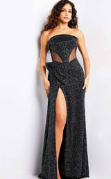 2 of 2 Jovani 23388 Black