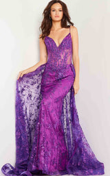 1 of 8 Jovani 23530 Amethyst