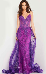 3 of 8 Jovani 23530 Amethyst