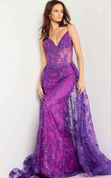 4 of 8 Jovani 23530 Amethyst