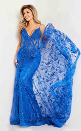 5 of 8 Jovani 23530 Royal