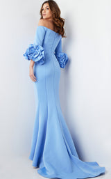 4 of 4 Jovani 23716 Light Blue