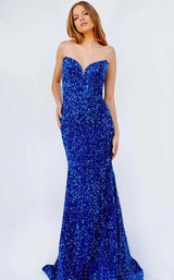 2 of 4 Jovani 23771 Royal