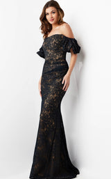 3 of 4 Jovani 23813 Dark Navy